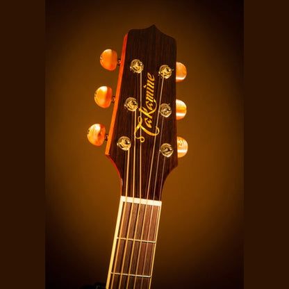 Takamine Pro Series 4 Dreadnought AC/EL Guitar with Cutaway in Natural Gloss Finish