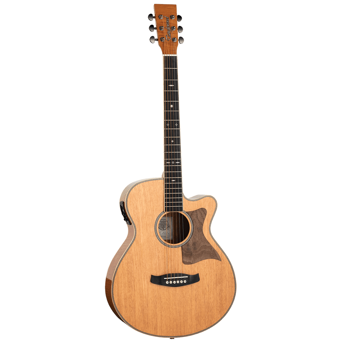 Tanglewood TRSFCEFMH Reunion Australian Red Cedar Top Super Folk C/E with Flame Okoume B/S - GIG Guitars