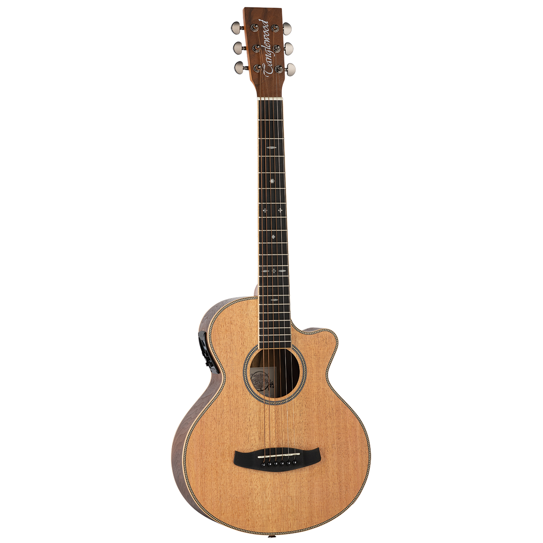 Tanglewood Reunion Pro Solid Australian Red Cedar Top Traveller Folk C/E with Black Walnut B/S TRU2-CE-BW - GIG Guitars