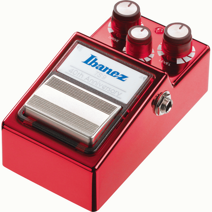 Ibanez 40th Anniversary TS9 Tube Screamer Overdrive Pedal – Ruby Red Effects Pedals