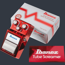 Ibanez 40th Anniversary TS9 Tube Screamer Overdrive Pedal – Ruby Red Effects Pedals