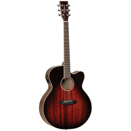 Tanglewood TW4SJAVB Winterleaf Super Jumbo C/E Antique Vintage Burst Acoustic Guitars