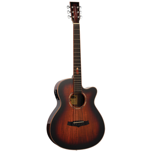 Tanglewood Winterleaf Pro Exotic Super Folk C/E Koa Acoustic Guitars