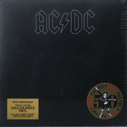 AC/DC – Back In Black (Vinyl, LP, Album, 50th Anniversary Special Edition, Gold, 180g)