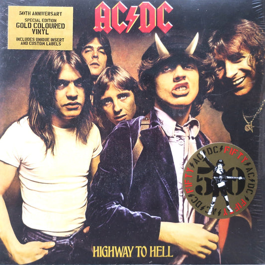 AC/DC Highway To Hell (50th Anniversary Gold Vinyl, Reissue, Remastered, Special Edition, 180g)