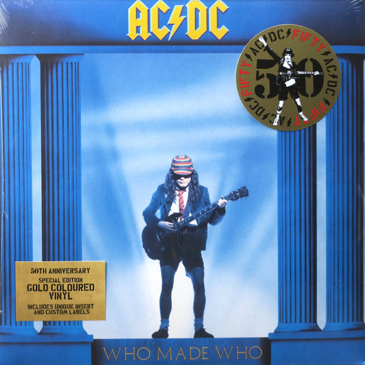 AC/DC – Who Made Who (50th Anniversary Gold Vinyl Reissue) – Vinyl LP