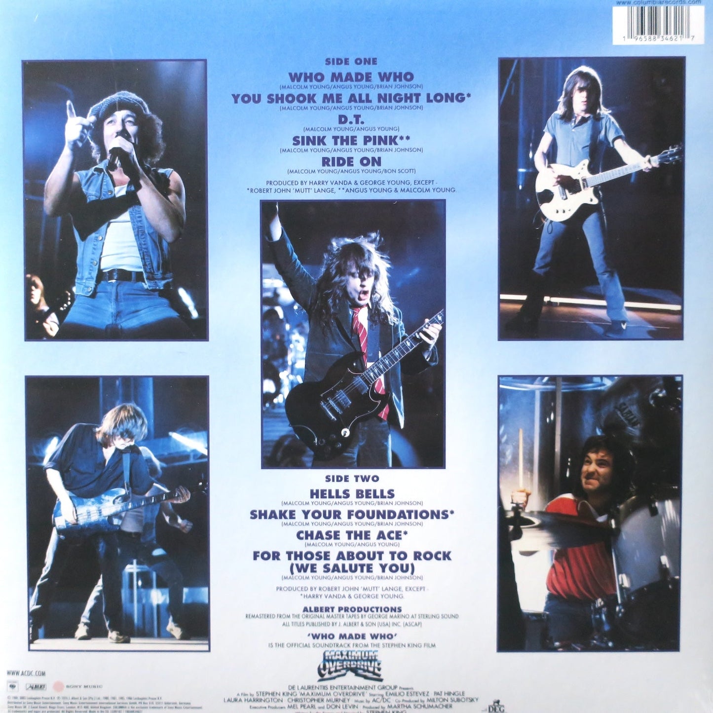 AC/DC – Who Made Who (50th Anniversary Gold Vinyl Reissue) – Vinyl LP