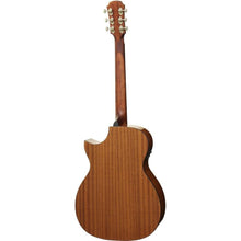 Aria 200 Series Orchestral AC/EL Guitar with Venetian Cutaway in Natural Gloss Aria Acoustic Guitars
