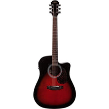 Aria ADW-01 Series Dreadnought AC/EL Guitar with Cutaway in Brown Sunburst Gloss Finish Aria Acoustic Guitars