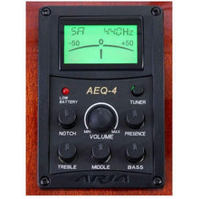 Aria ADW-01 Series Dreadnought AC/EL Guitar with Cutaway in Natural Matte Finish Aria Acoustic Guitars