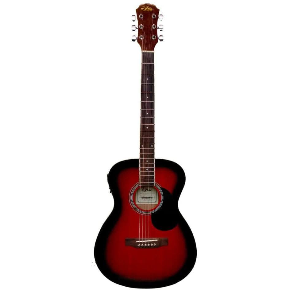 Aria AFN-15 Prodigy Series AC/EL Folk Body Guitar in Brown Sunburst - GIG Guitars