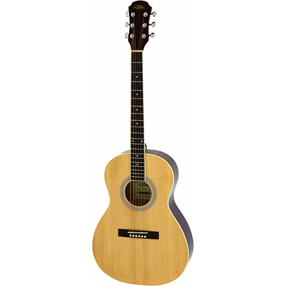 Aria AP-15 Parlour Acoustic Guitar in Satin Natural - GIG Guitars