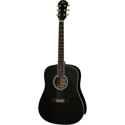 Aria AWN-15 Prodigy Series Acoustic Dreadnought Guitar in Black Gloss - GIG Guitars