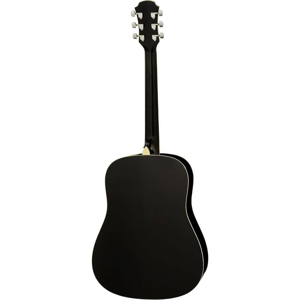 Aria AWN-15 Prodigy Series Acoustic Dreadnought Guitar in Black Gloss - GIG Guitars