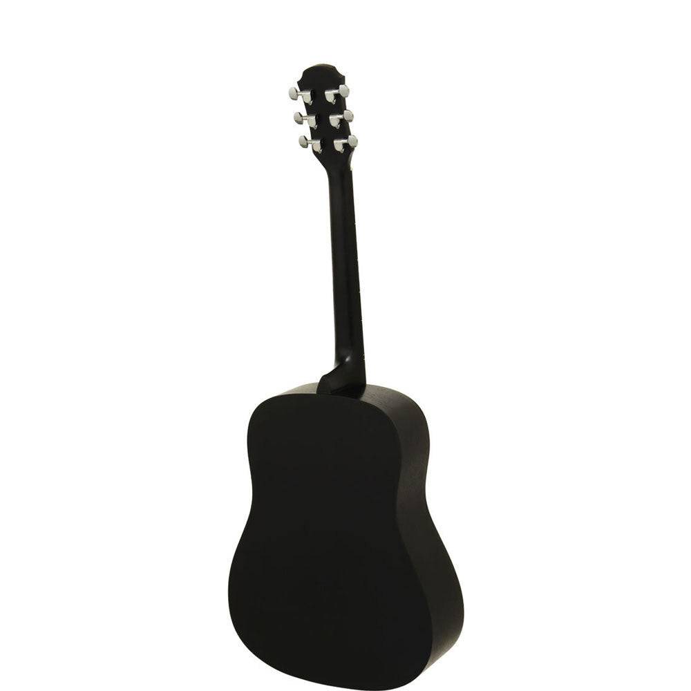 Aria Fiesta Series Traveller Acoustic Guitar in Black Matte Finish Aria Acoustic Guitars
