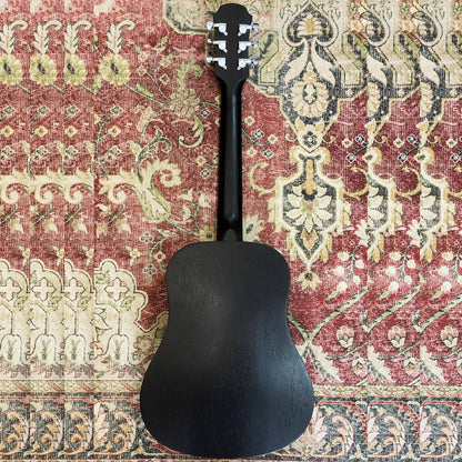 Aria Fiesta Series Traveller Acoustic Guitar in Black Matte Finish Aria Acoustic Guitars