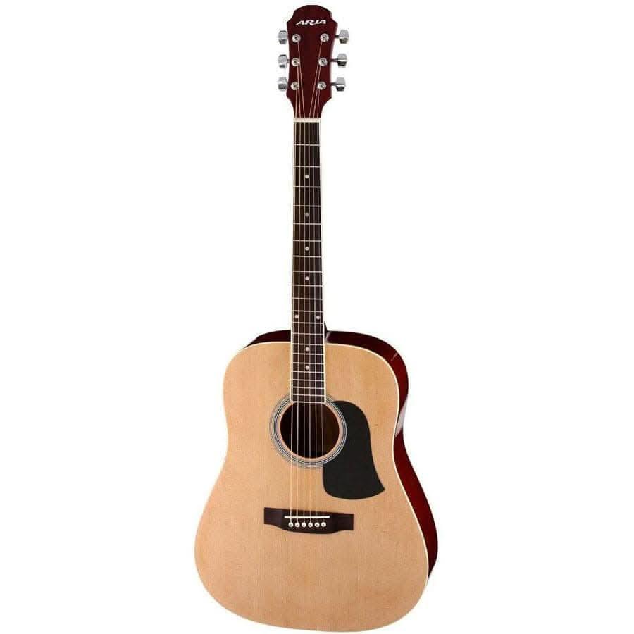 Aria Prodigy Series Acoustic Guitar Package in Natural - GIG Guitars