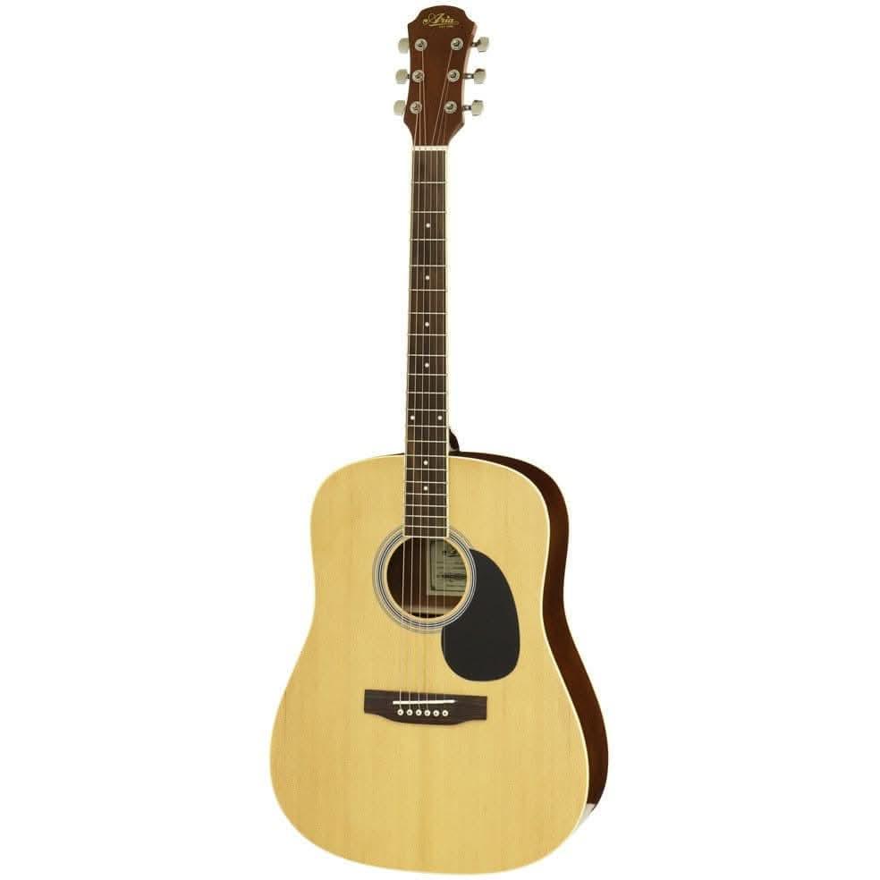 Aria Prodigy Series Acoustic Guitar Package in Natural Matte Finish - GIG Guitars