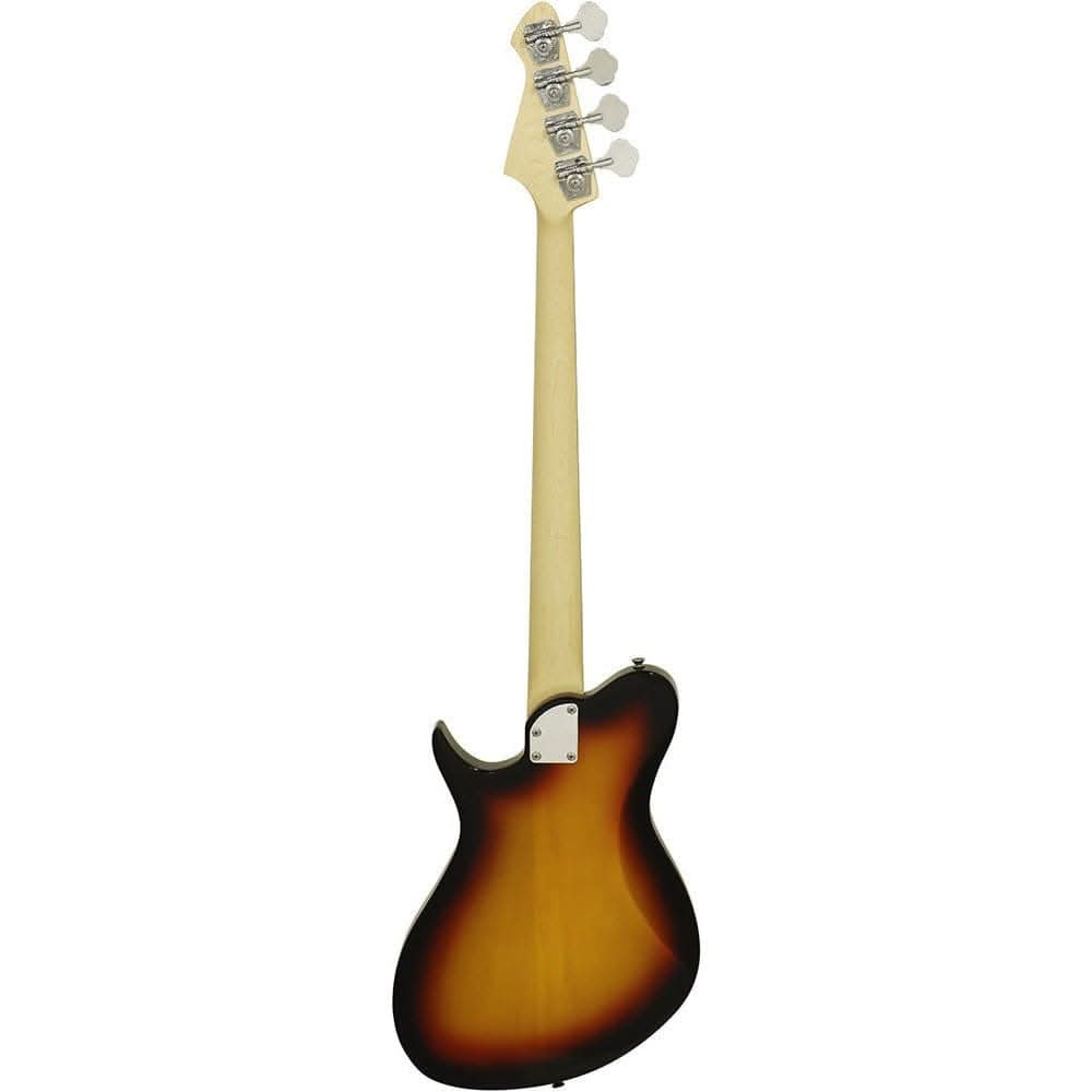 Aria J Series J-B Electric Bass Guitar in 3-Tone Sunburst - GIG Guitars