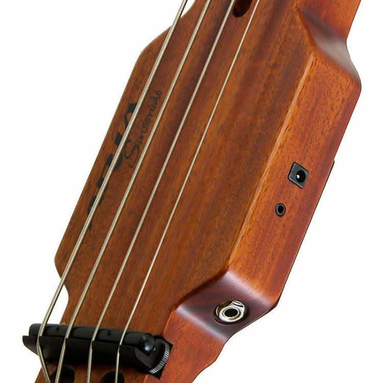 Aria Sinsonido Electric Travel Fretless Bass Guitar - GIG Guitars