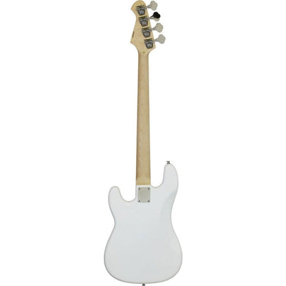 Aria STB-PB/M Series Electric Bass Guitar in White - GIG Guitars