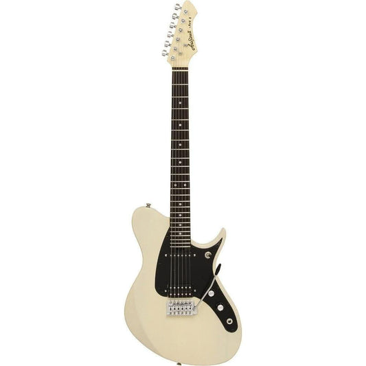 Aria J Series J-1 Electric Guitar in See-Thru Vintage White - GIG Guitars