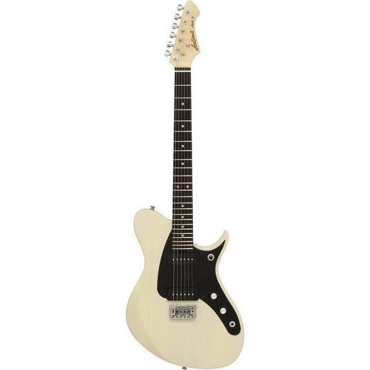 Aria J Series J-2 Electric Guitar in See-Thru Vintage White Aria Electric Guitars