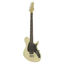 Aria Pro II J-B'Tone Baritone Electric Guitar in SVW See-Through Vintage White Aria Baritone 1