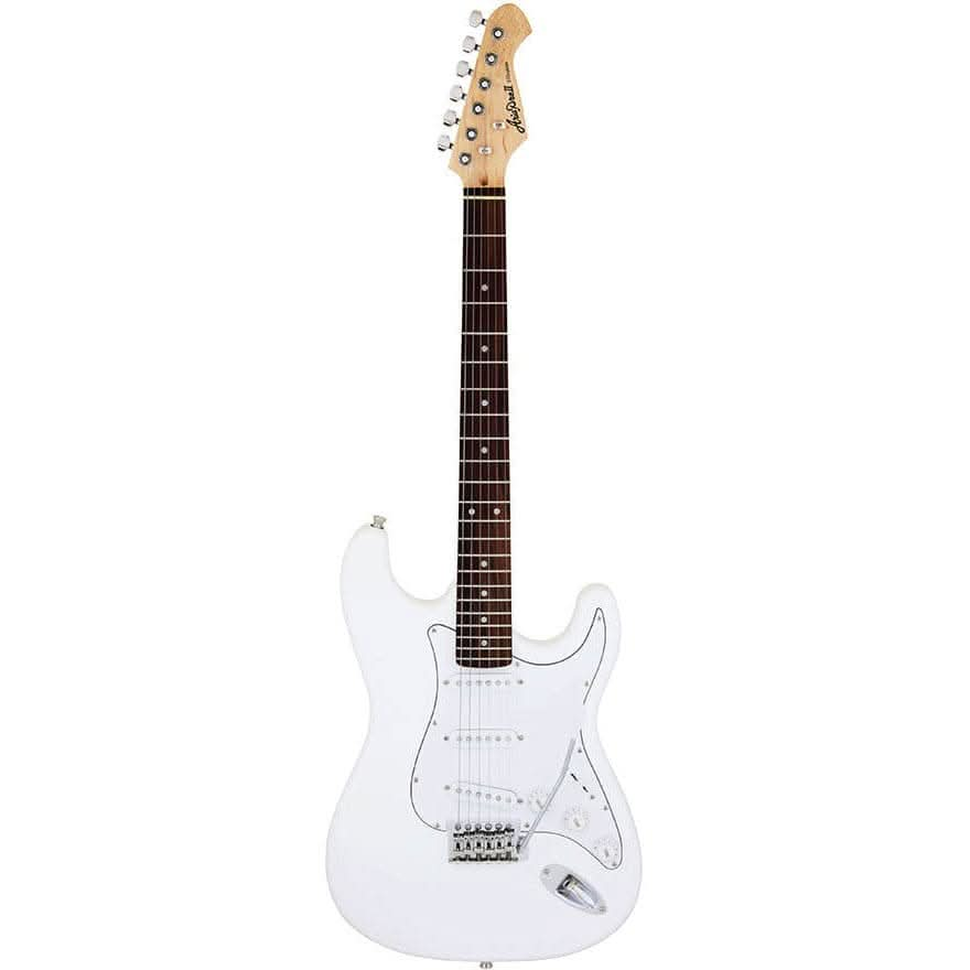 Aria STG-003 Series Electric Guitar in White - GIG Guitars