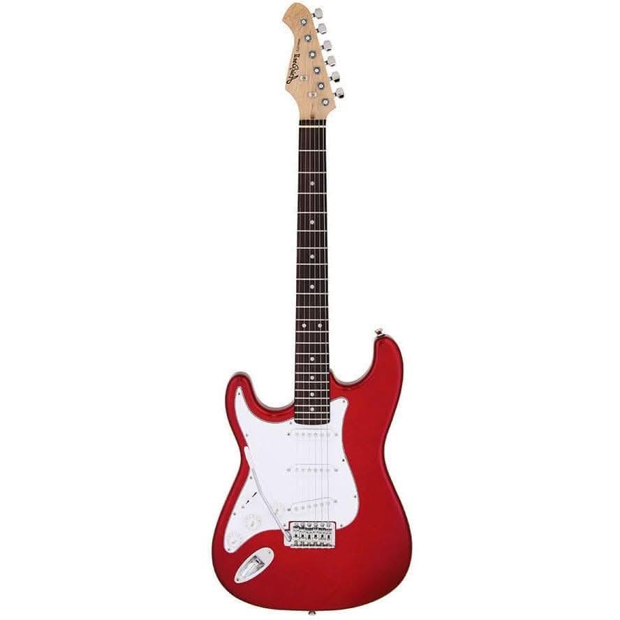 Aria STG-003 Series Left Handed Electric Guitar in Candy Apple Red - GIG Guitars