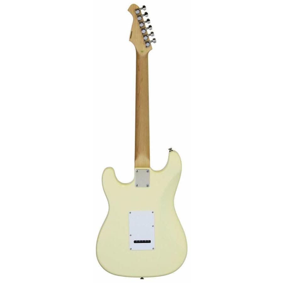Aria STG-003SPL Series Electric Guitar in Vintage White Aria Electric Guitars