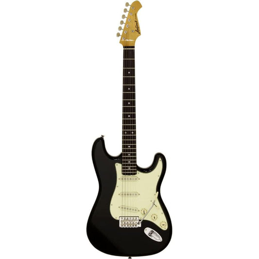 Aria STG-62 Modern Classics Series Electric Guitar in Black - GIG Guitars