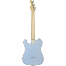 Aria 615-TL Series Semi-Hollow Electric Guitar in Metallic Ice Blue Aria Semi-Hollow Guitars