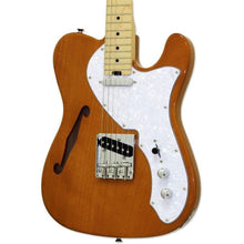 Aria 615-TL Series Semi-Hollow Electric Guitar in Natural Gloss Aria Semi-Hollow Guitars