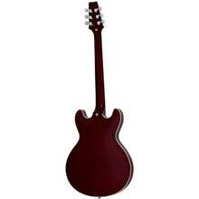Aria TA-CLASSIC Semi-Hollow Electric Guitar in Wine Red Gloss Aria Semi-Hollow Guitars