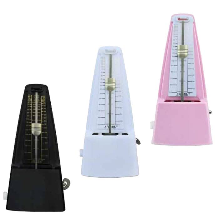 Aroma AM707 Black - Aroma Mechanical Metronome Black - GIG Guitars