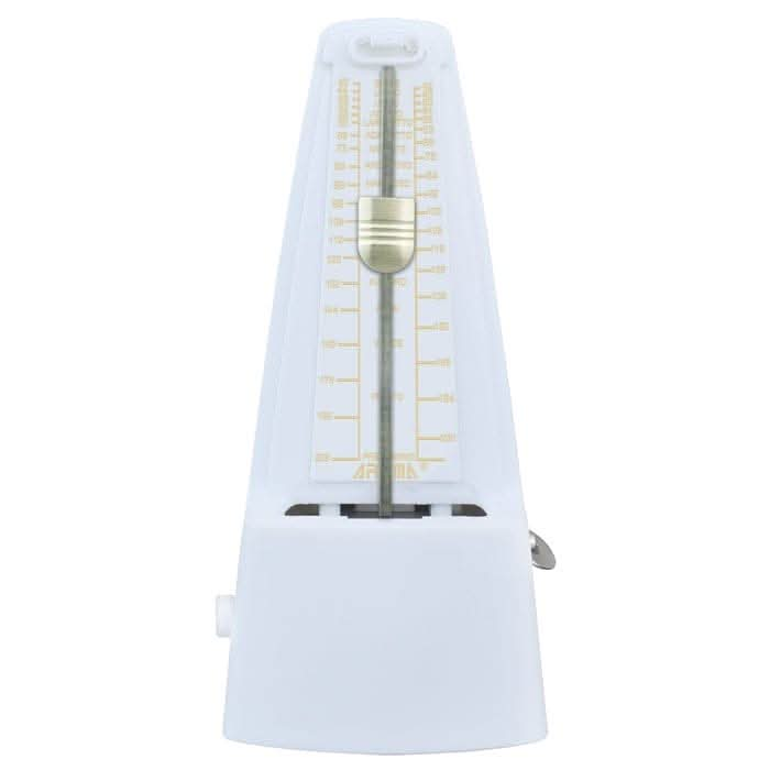 Aroma AM707 White - Aroma Mechanical Metronome White - GIG Guitars