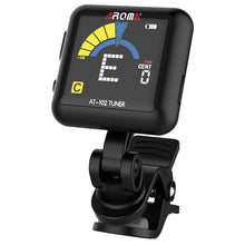 Aroma AT102BK Rechargable Chromatic Clip-on Tuner Black Aroma Tuners