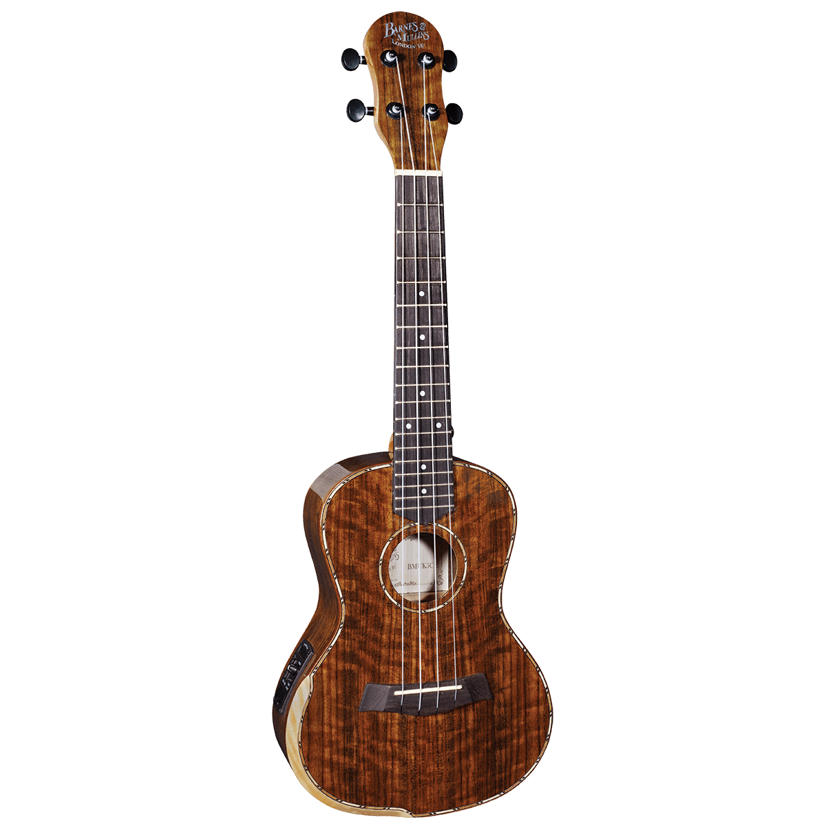 Barnes & Mullins BMUK5CE Concert Walnut Ukulele with Pickup - GIG Guitars