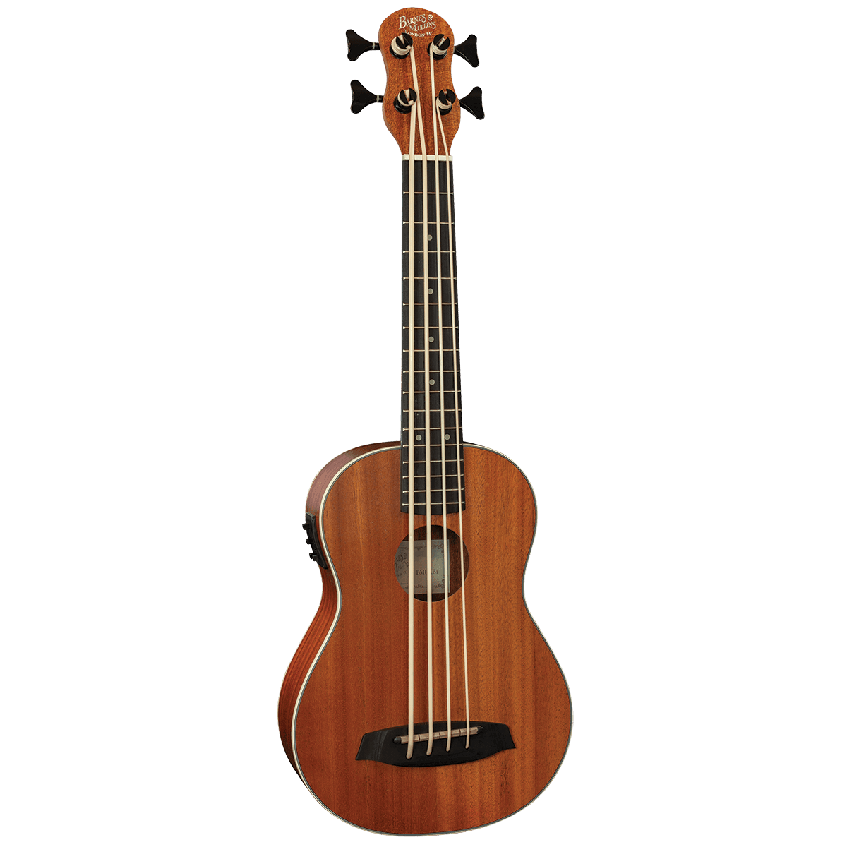 Barnes & Mullins BMUKB1 Bass Mahogany Ukulele - GIG Guitars