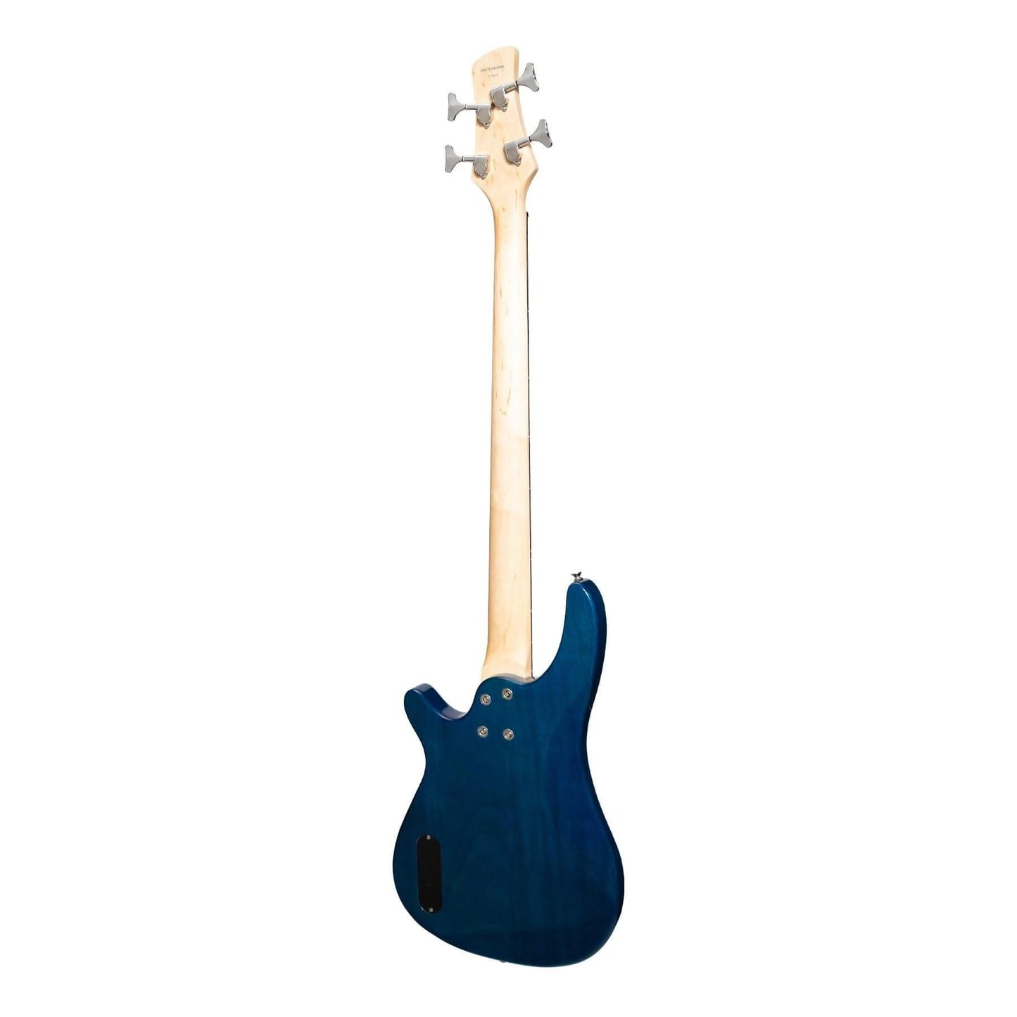 Casino '24 Series' Tune-Style Electric Bass Guitar and 15 Watt Amplifier Pack (Transparent Blue) - GIG Guitars