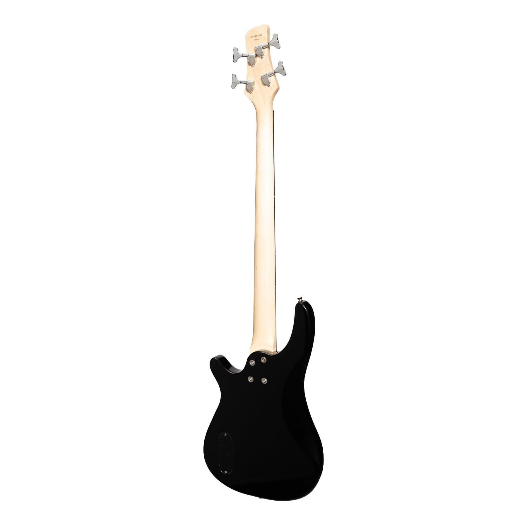 Casino '24 Series' Tune-Style Electric Bass Guitar Set (Black) - GIG Guitars