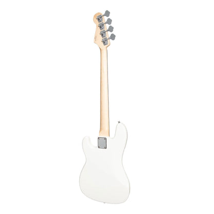 Casino P-Style Electric Bass Guitar (White) - GIG Guitars