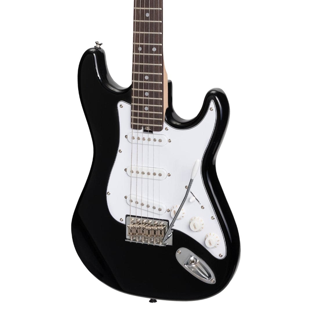 Casino ST-Style Short Scale Electric Guitar and 10 Watt Amplifier Pack Black