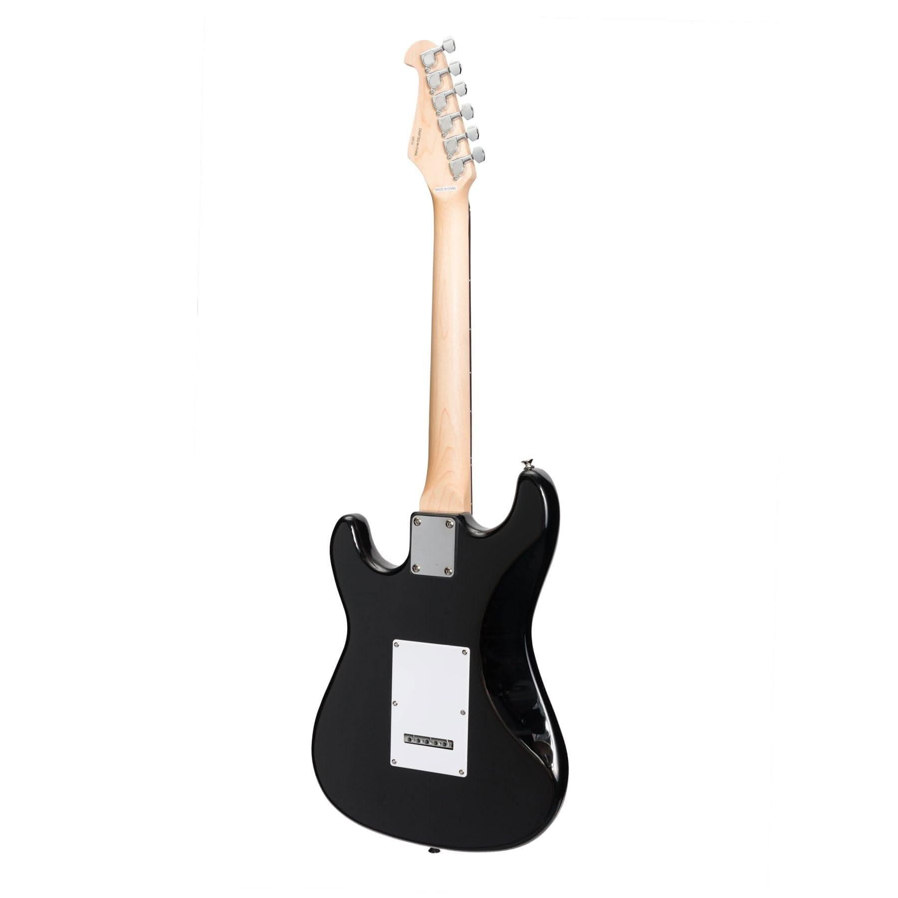 Casino ST-Style Short Scale Electric Guitar Set (Black) - GIG Guitars