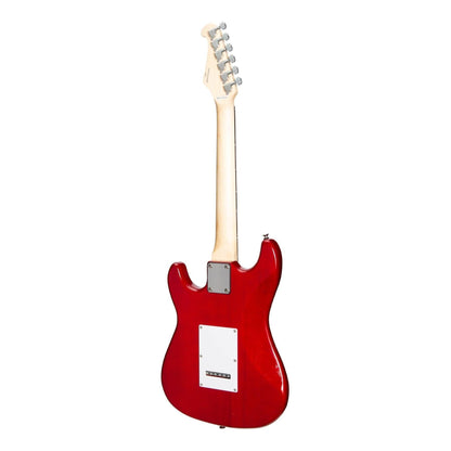 Casino ST-Style Short Scale Electric Guitar Set (Transparent Wine Red) - GIG Guitars