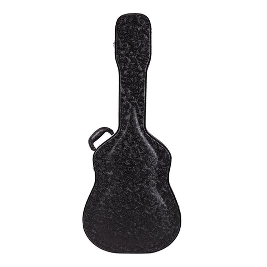 Crossfire Deluxe Shaped 12-String Acoustic Guitar Hard Case (Paisley Black) - GIG Guitars