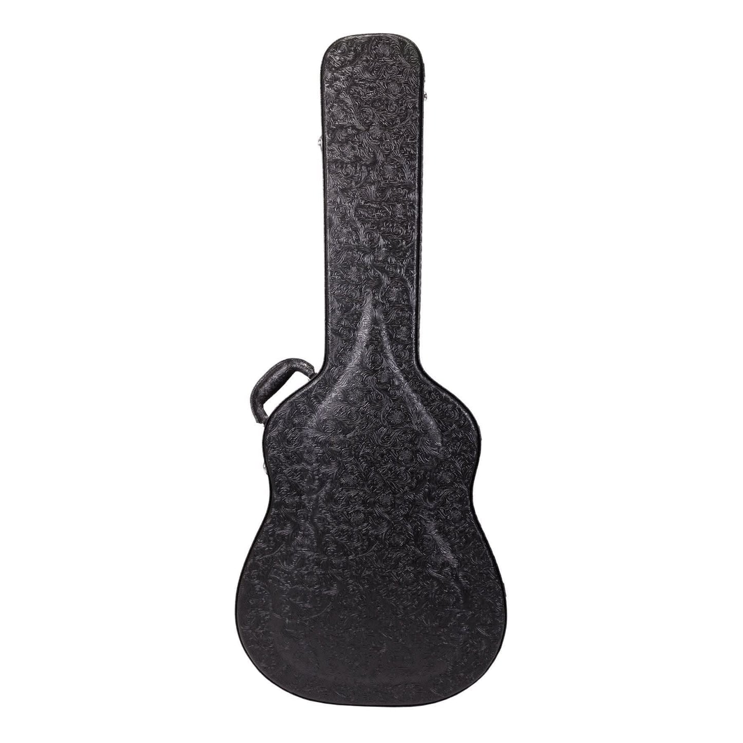 Crossfire Deluxe Shaped Dreadnought Acoustic Guitar Hard Case (Paisley Black) - GIG Guitars