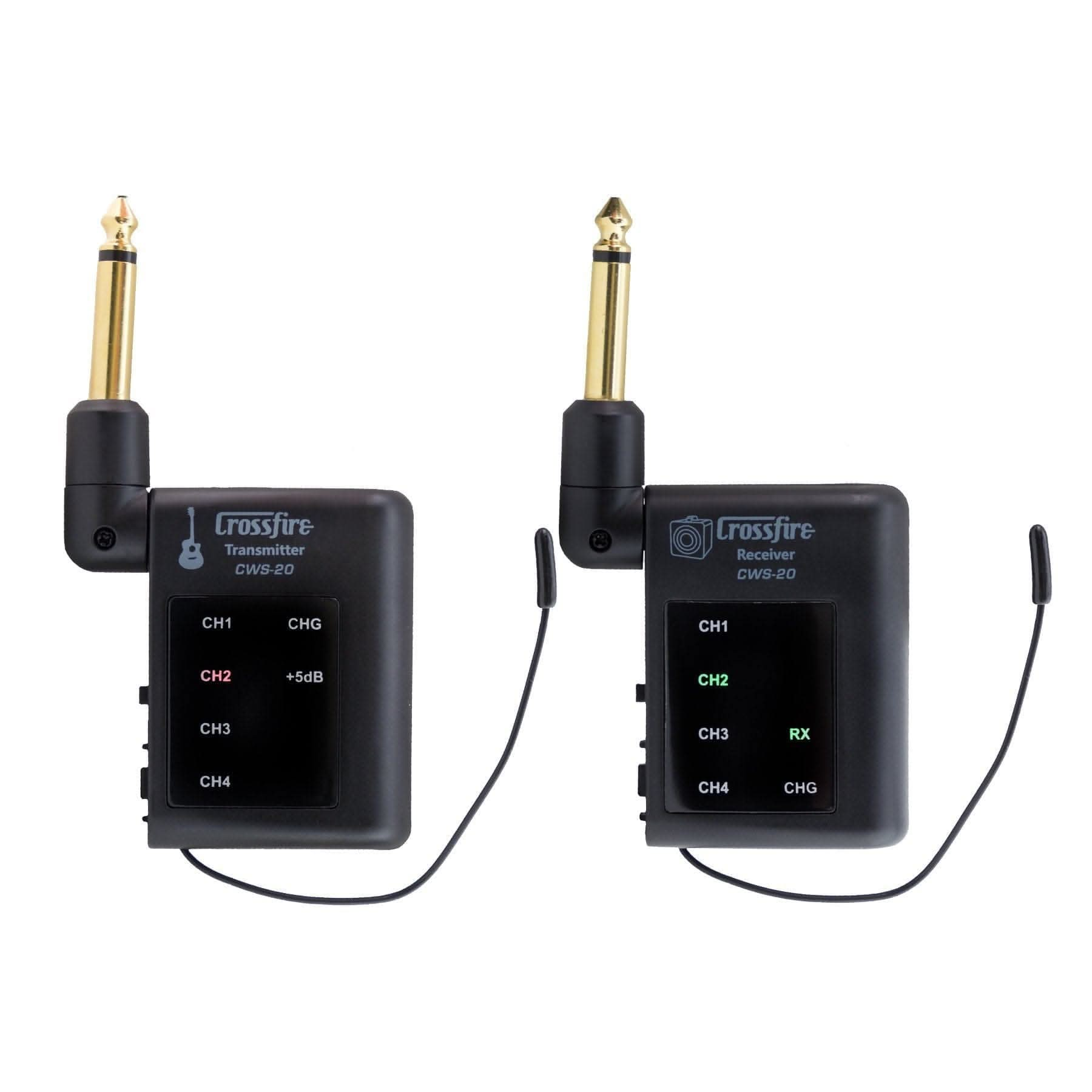 Crossfire Rechargeable UHF Wireless Instrument System - GIG Guitars