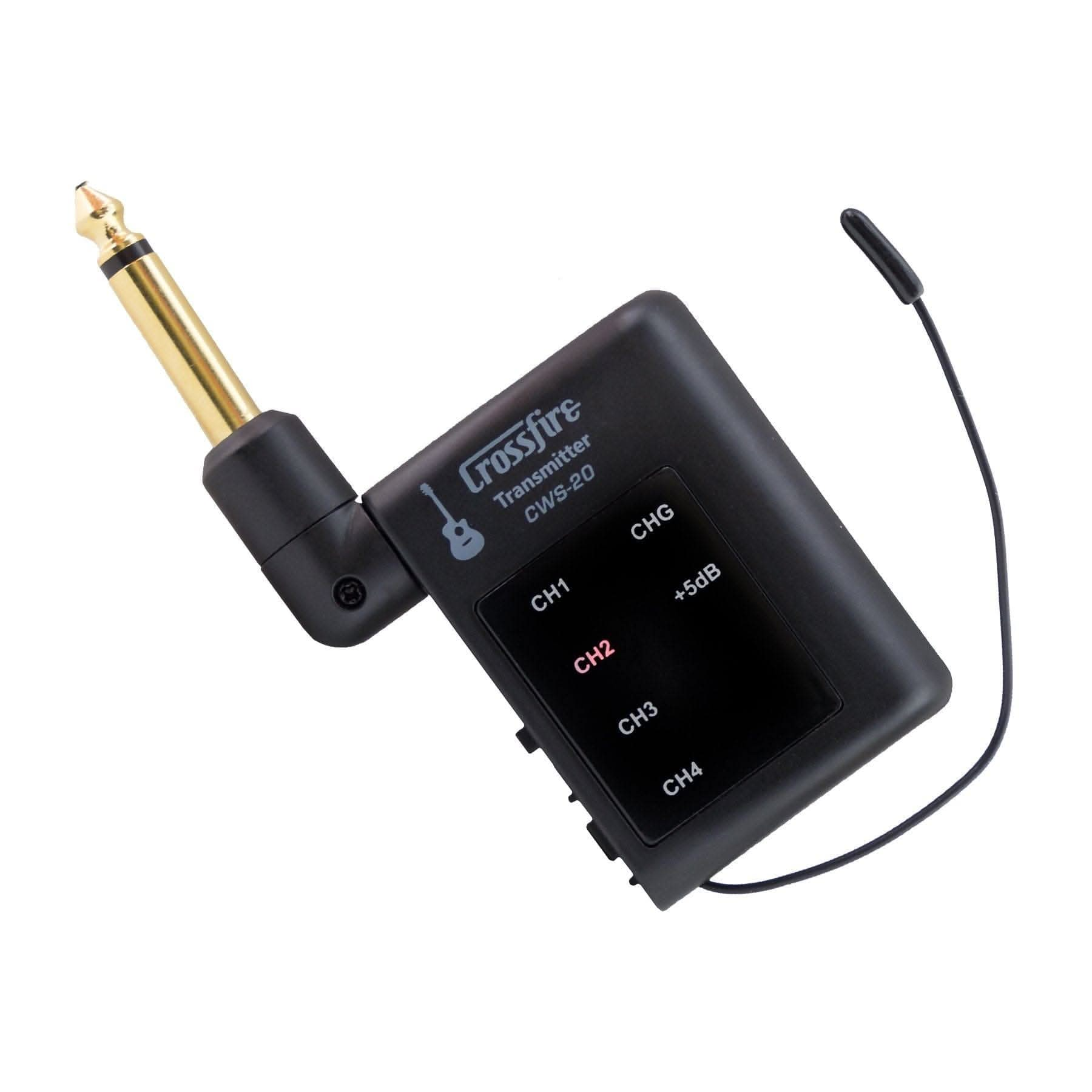 Crossfire Rechargeable UHF Wireless Instrument System - GIG Guitars